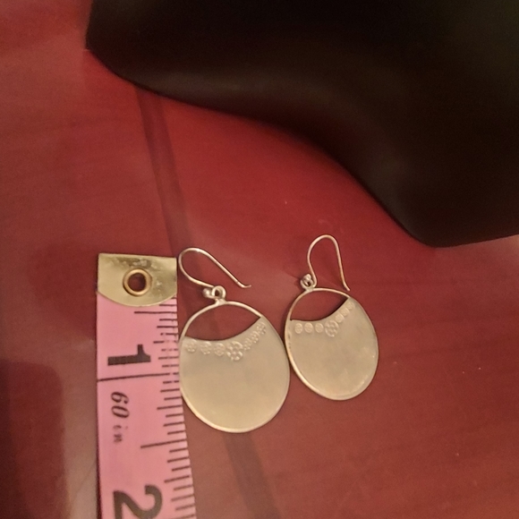 Sterling silver vintage earrings - Picture 3 of 10